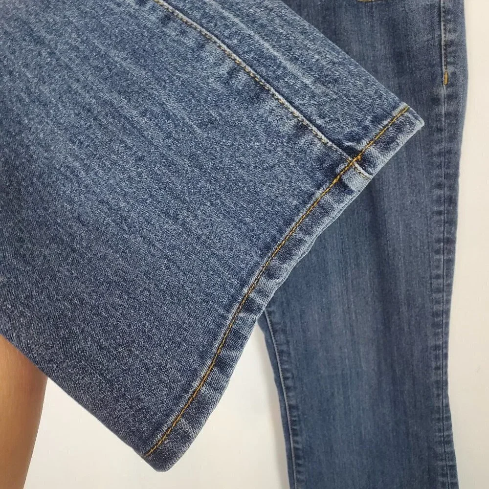 Michael Kors‎ Flare Jeans Womens 8 Stretch Denim Lowrise Cotton blend